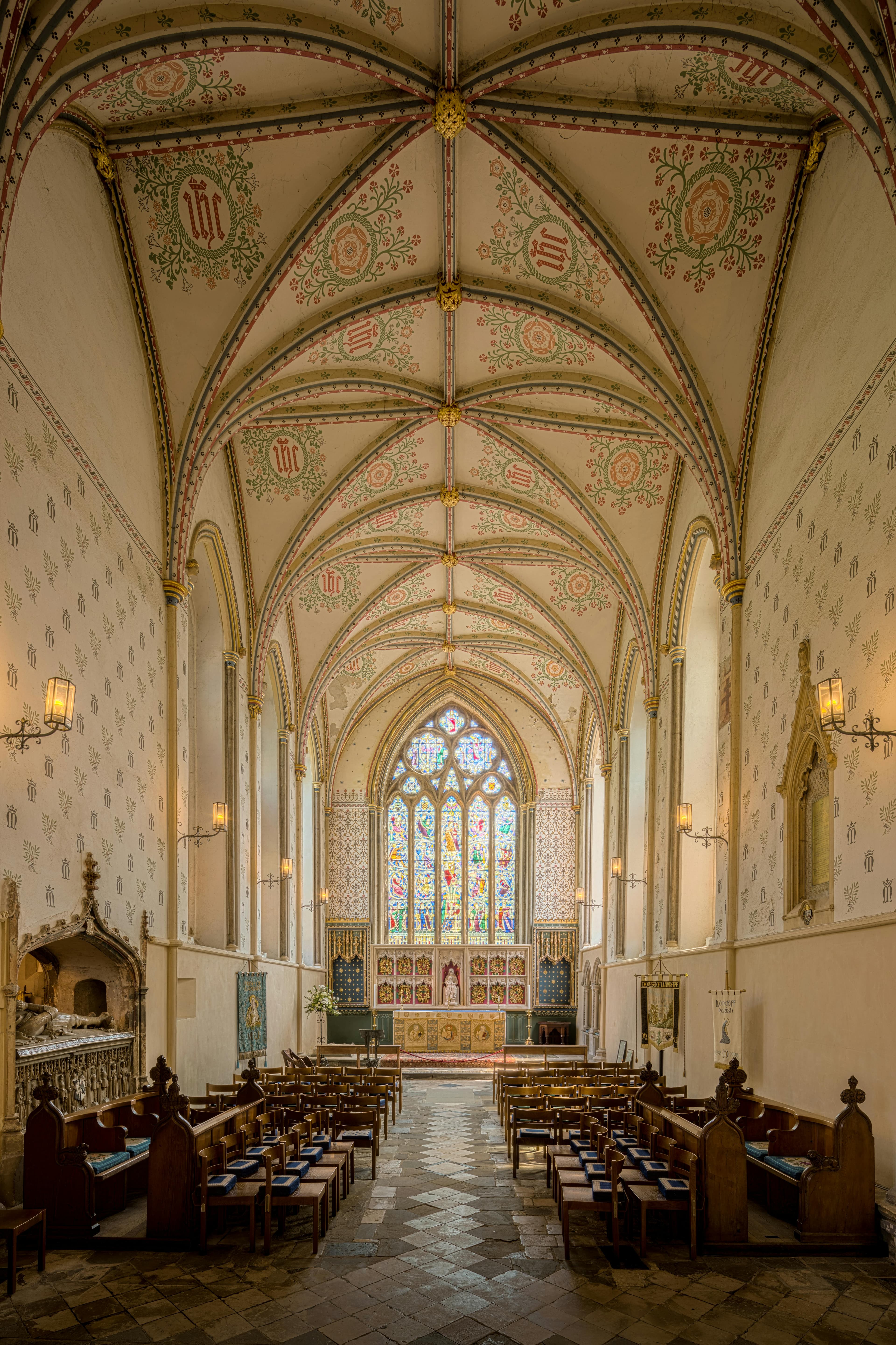 Cyclist on a mountain trail